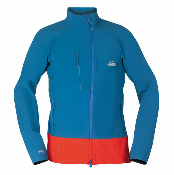 McKinley Quantum 3L ux Jacke M Elastan, Polyamid Blau, Rot