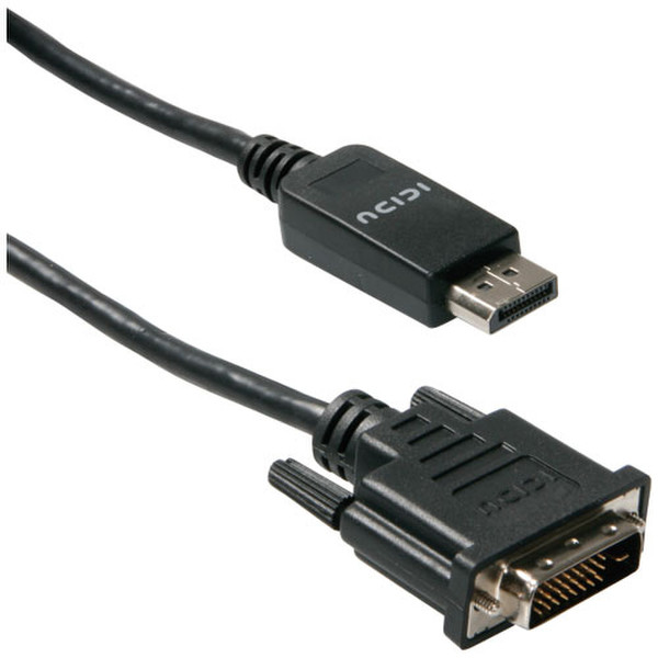 ICIDU DisplayPort Cable, 1.8m 1.8м DisplayPort DVI-D Черный