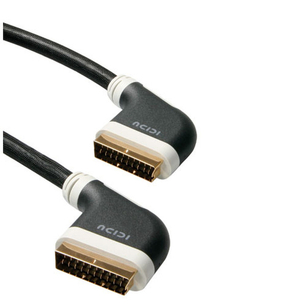 ICIDU Ultra Scart Cable, 1.8m 1.8м SCART (21-pin) Черный SCART кабель