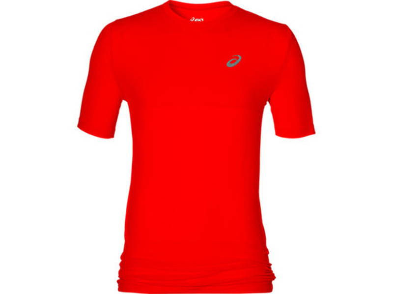 ASICS Fuzex Seamless SS T-shirt L Short sleeve Crew neck Polyamide,Polyester Red