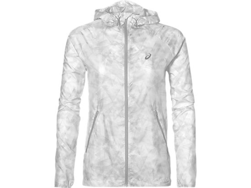 ASICS fuzeX Packable JKT Women's shell jacket/windbreaker M Polyester White
