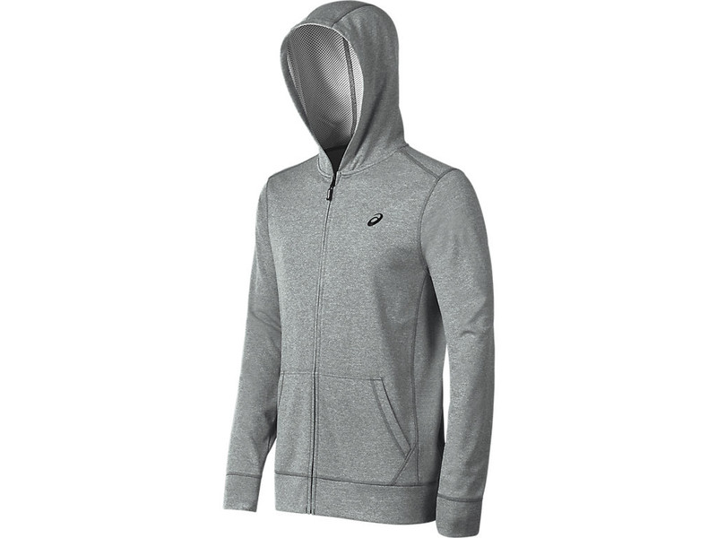 ASICS Tech Full Zip Sport coat XL Polyester Grey