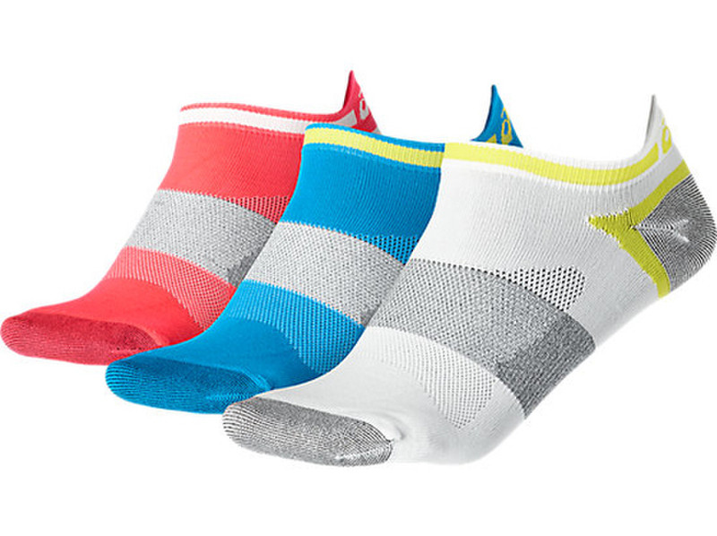 ASICS 3ppk Lyte Multicolour Unisex M No-show socks