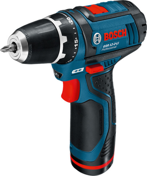 Bosch GSR 12-2-LI Дрель с рукояткой пистолетного типа Литий-ионная (Li-Ion) 2А·ч 950г