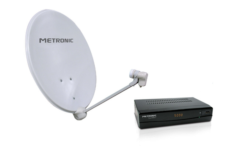 Metronic 428780 White satellite antenna