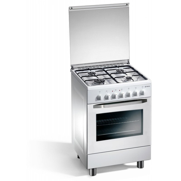 Regal RC663WSN Freestanding cooker Gas hob A Weiß Küchenherd