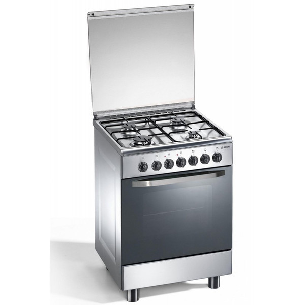 Regal RC663XSN Freestanding cooker Gas hob A Edelstahl Küchenherd