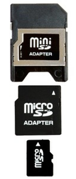 Fujifilm 1GB MicroSD + SD + MiniSD Adapters 1GB MicroSD Speicherkarte