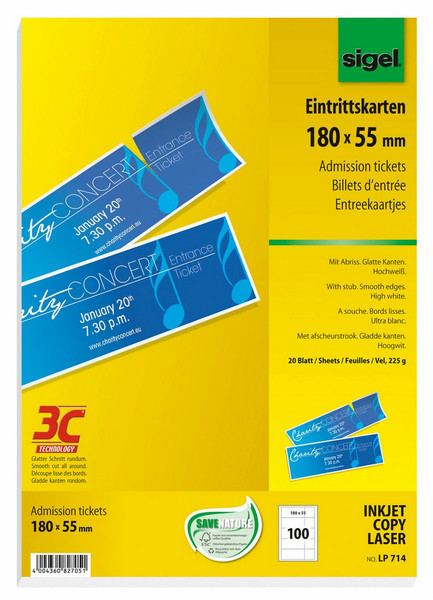 Sigel LP714 100Stück(e) Ticket