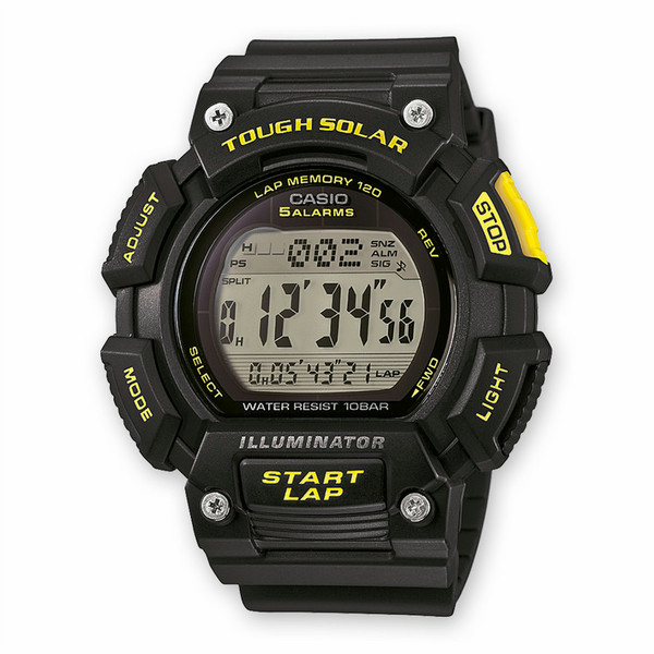 Casio STL-S110H-1CEF Black,Yellow sport watch