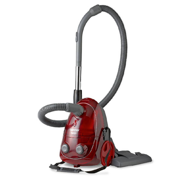Daewoo RCN-3706B Vacuum Cleaner Цилиндрический пылесос 3л 1600Вт Красный