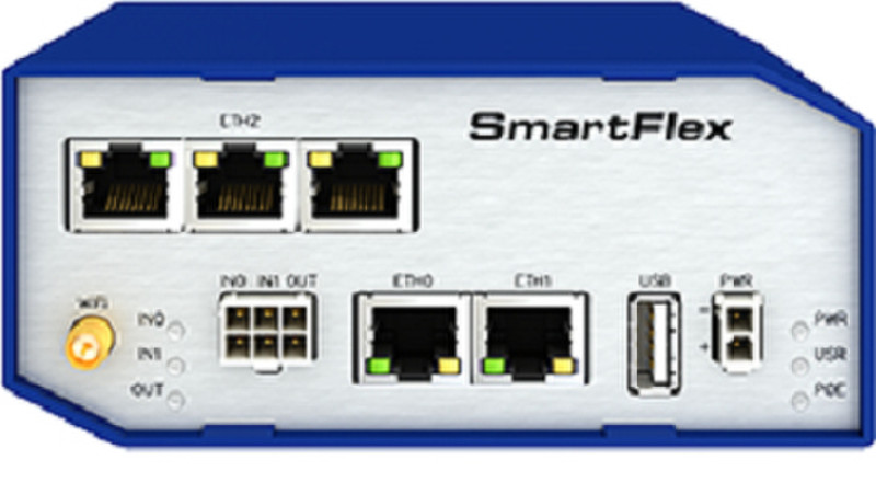 B&B Electronics SmartFlex USB Wi-Fi Синий, Cеребряный сотовое беспроводное сетевое оборудование