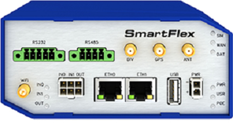 B&B Electronics SmartFlex USB Wi-Fi Синий, Cеребряный сотовое беспроводное сетевое оборудование