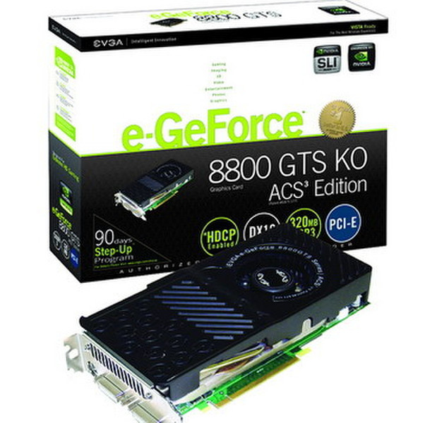 EVGA e-GeForce 8800 GTS KO GeForce 8800 GTS GDDR3