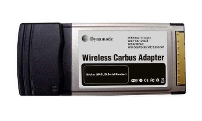 Dynamode Wireless 802.11N PCMCIA Adapter 300Mbit/s networking card