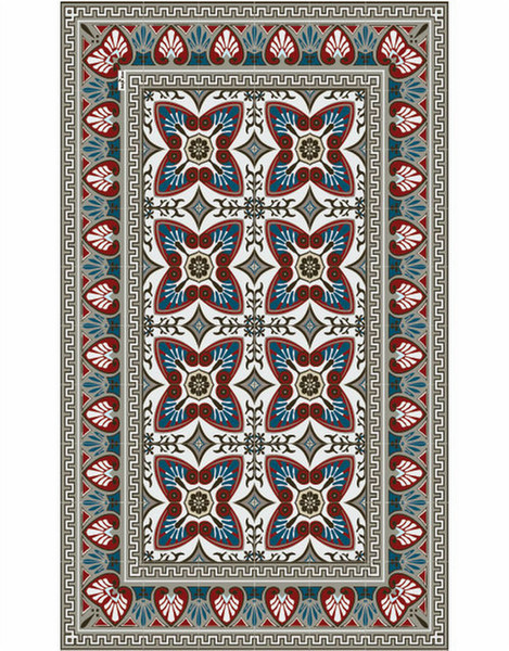 Beija Flor Bella Indoor Carpet Rectangle Vinyl Multicolour
