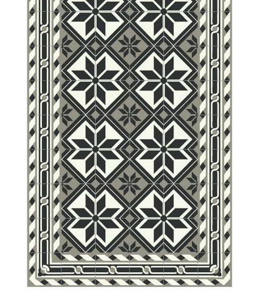 Beija Flor BaS1 Indoor Carpet Rectangle Vinyl Multicolour