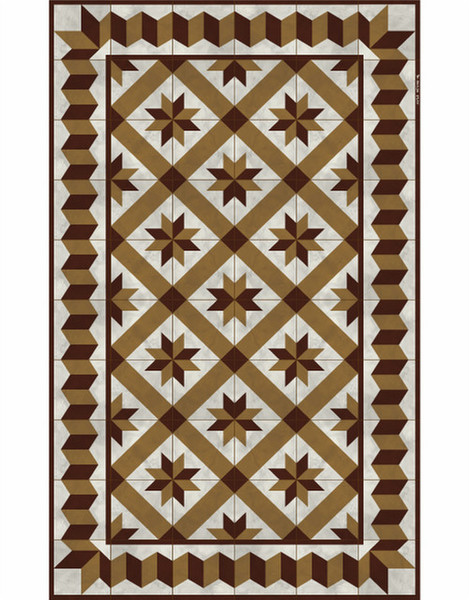 Beija Flor Bauhaus Gothic Для помещений Carpet Прямоугольник Винил Разноцветный