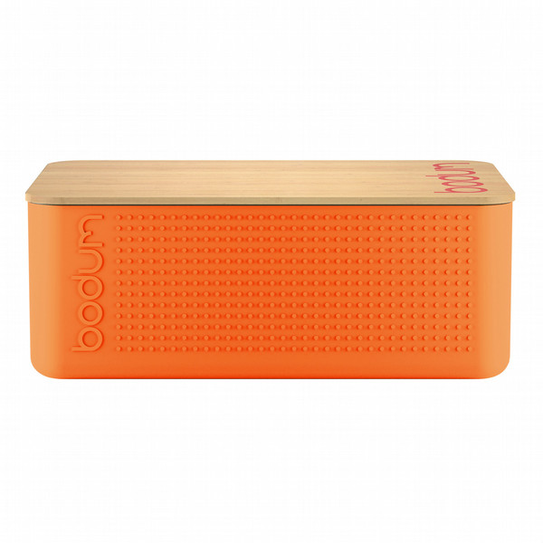 Bodum Bistro Rectangular Orange,Wood Plastic,Wood bread box