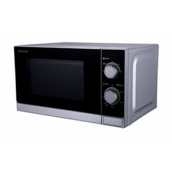 Sharp R-200INW Countertop 20L 800W Silver microwave