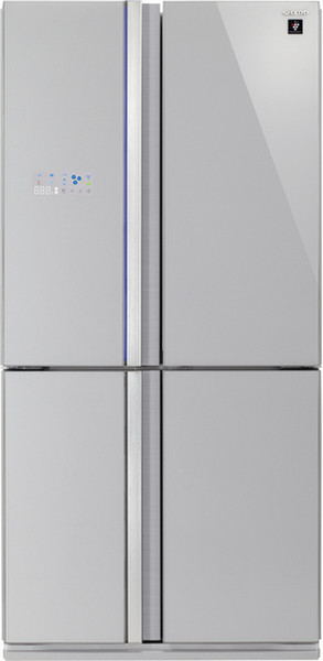 Sharp Home Appliances SJ-FS820VSL Freestanding 600L A++ Silver side-by-side refrigerator