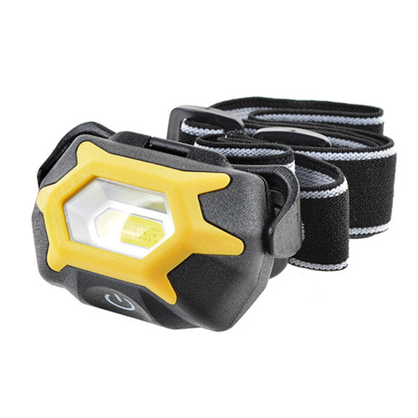 GARIN LUX HL7S Headband flashlight LED Black,Yellow flashlight