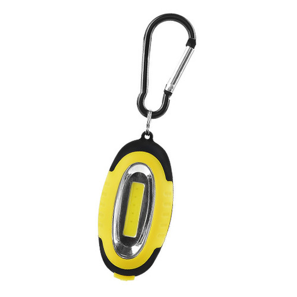 GARIN LUX KP9 Schlüsselanhänger-Blinklicht LED Schwarz, Metallisch, Gelb Taschenlampe