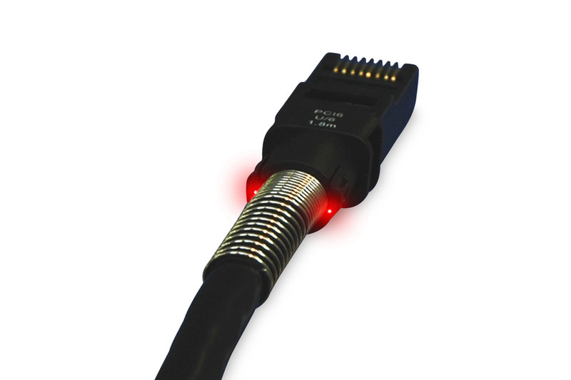 Digitus PK-PCI6-U-16 4.9m Cat6a U/UTP (UTP) Black networking cable