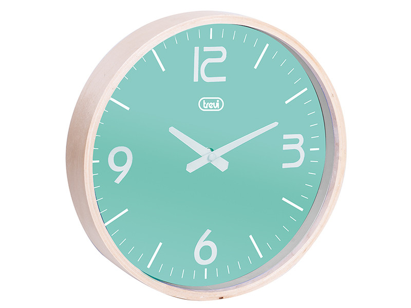 Trevi OM 3311 L Mechanical wall clock Circle Turquoise