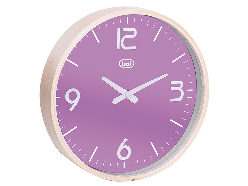 Trevi OM 3311 L Mechanical wall clock Circle Purple