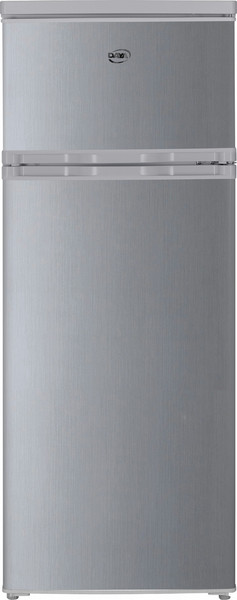 DAYA DDP-29H4S Freestanding 171L 41L A+ Stainless steel fridge-freezer