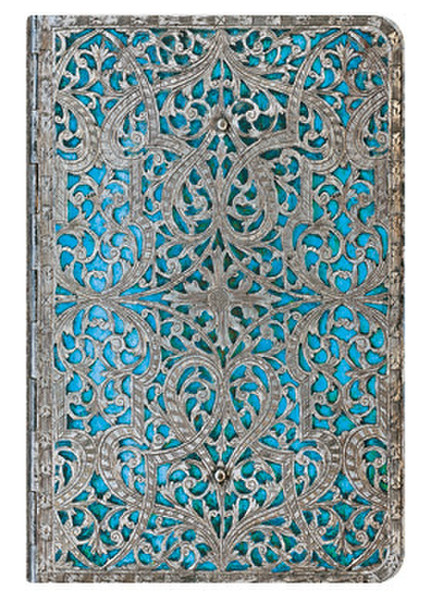 Paperblanks PB2566-5 176Blätter Blau, Silber Notizbuch