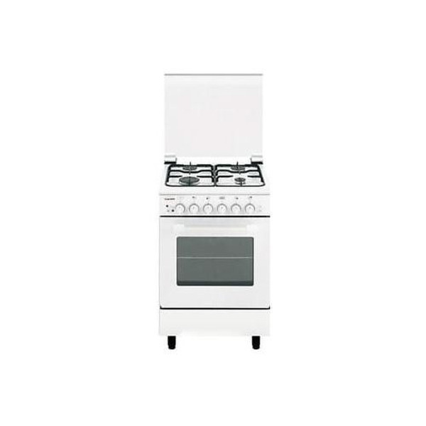 Glem AE55AX3 Freestanding cooker Gas hob Weiß Küchenherd