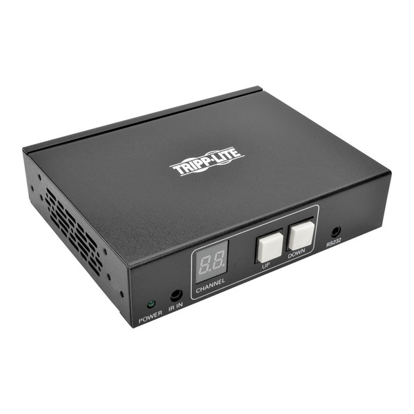 Tripp Lite 2-Port HDMI Audio/Video with RS-232 Serial and IR Control over IP Receiver, 1920 x 1080 (1080p) @ 60 Hz, 328 ft. (100 m), TAA