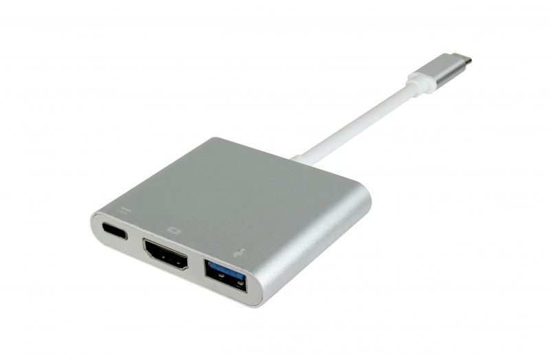 Diamond Multimedia MD3100CH USB 3.0 (3.1 Gen 1) Micro-B Aluminium Schnittstellenhub