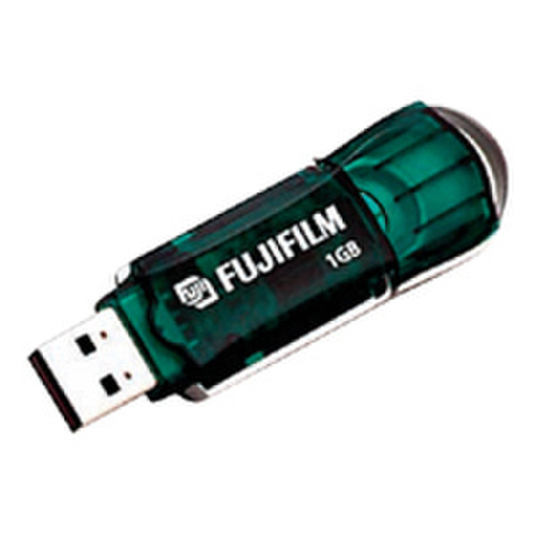 Fujifilm 1GB USB 2.0 Flash Drive 1ГБ USB 2.0 Тип -A Зеленый USB флеш накопитель