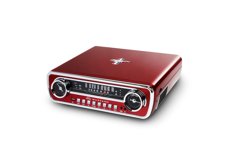 iON Mustang LP Belt-drive audio turntable Red
