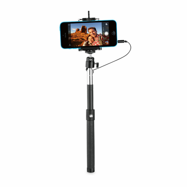 BeHello Selfie Stick Wired Black selfie stick