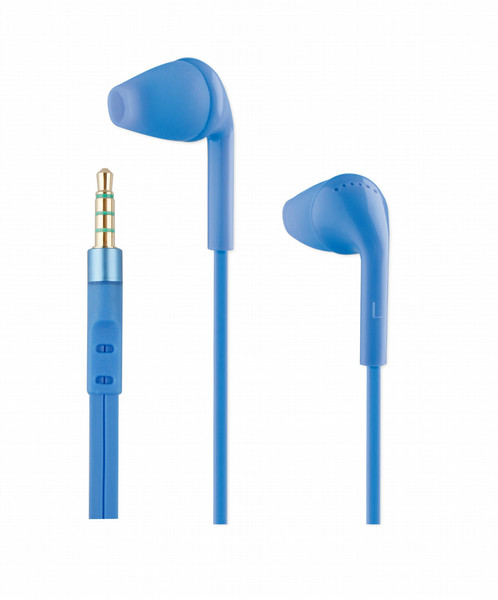 BeHello In-Ear Headphone with Remote 3.5mm Blue