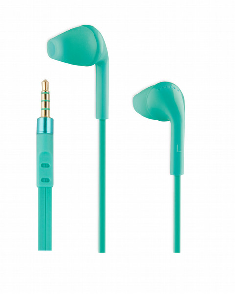 BeHello In-Ear Headphone with Remote 3.5mm Green