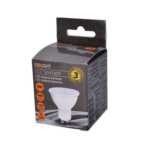 Solight WZ316A 5W GU10 A+ warmweiß LED-Lampe