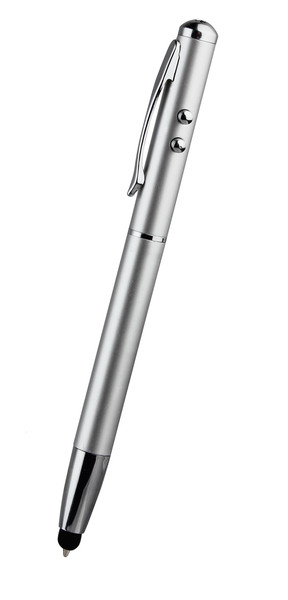 BeHello Stylus With Laserpointer Silver stylus pen