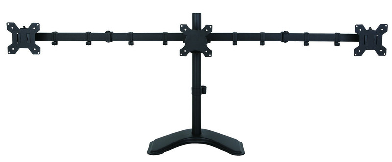 Techly ICA-LCD 2530 24" Freestanding Black flat panel desk mount