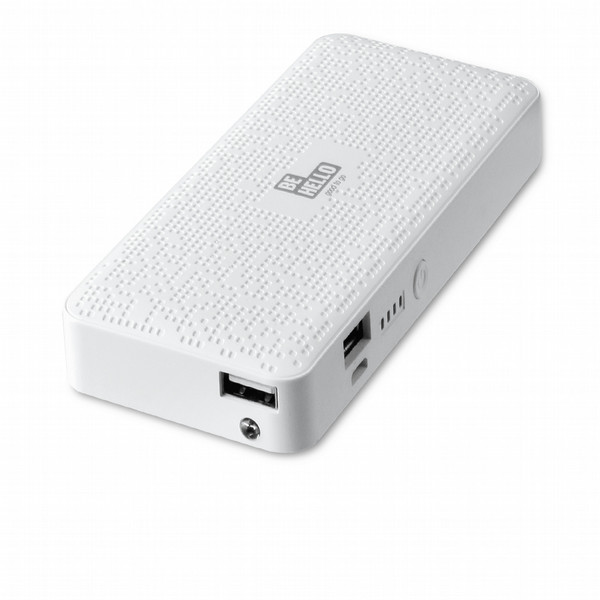 BeHello Powerbank 2 USB 11000 mAh White