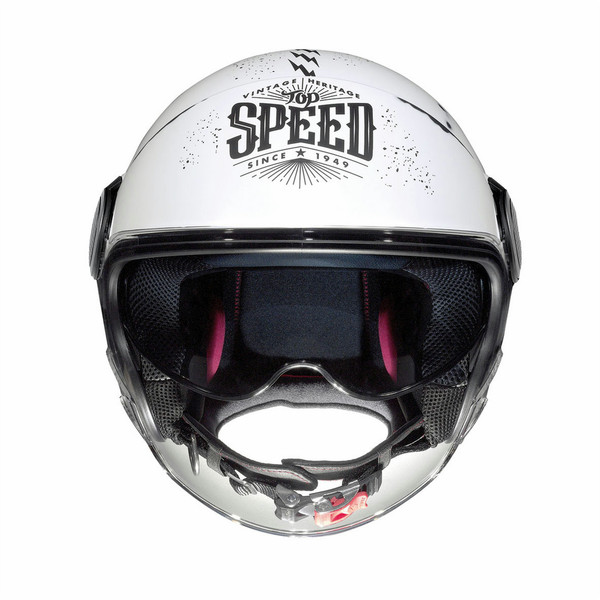 Nolan N-21 Visor Moto GP Legend Half-helmet White