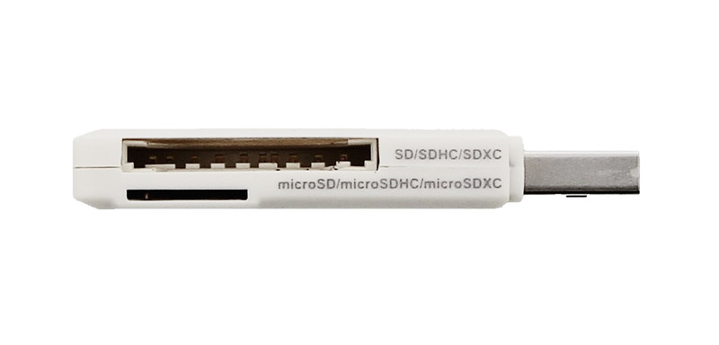 BeHello BEHGAD00014 USB 2.0 Белый устройство для чтения карт флэш-памяти
