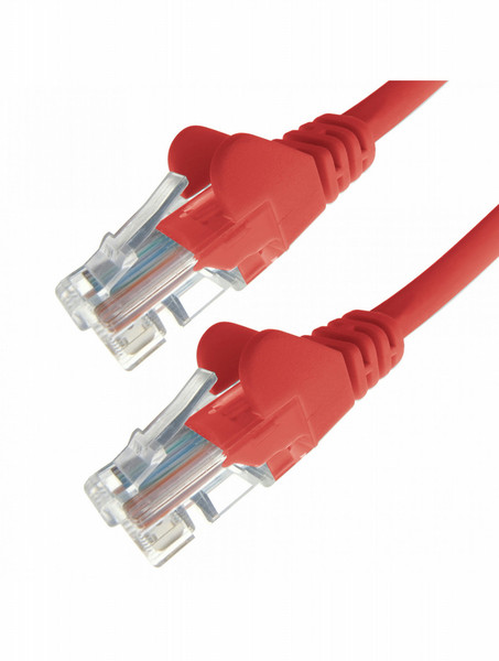 DP Building Systems 22320 0.5m Cat6 U/UTP (UTP) Red networking cable