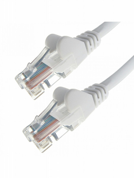 DP Building Systems 22321 0.5m Cat6 U/UTP (UTP) White networking cable