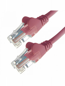DP Building Systems 22367 5m Cat6 U/UTP (UTP) Pink networking cable