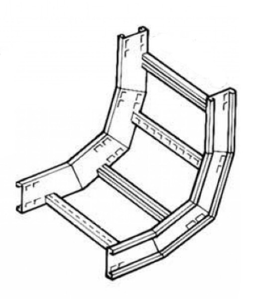 DP Building Systems U15IR75/90/30H Elbow cable tray 90°